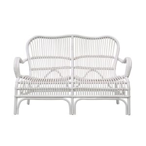 Seville Rattan Two Seater White - FUR524W