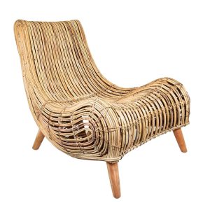 Haiti Rattan Chair Lounge Natural - FUR526