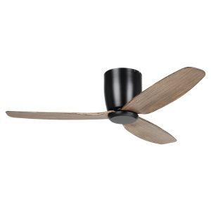 Seacliff 44" DC Ceiling Fan Matt Black / Walnut - 20523406