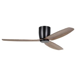 Seacliff 52" DC Ceiling Fan Matt Black / Walnut - 20523506