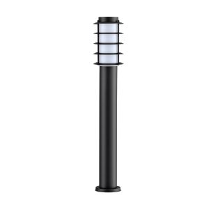 Borda Louvred 1100mm Bollard Black - BORDA5