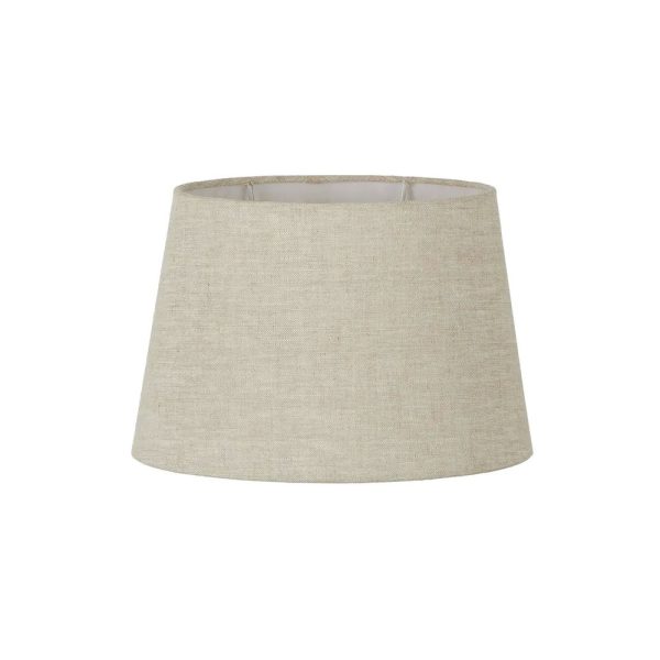 Linen Oval Shade XS 10" Light Natural - ELSZOVAL10LLEU