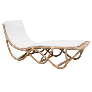 Haiti Lounger With Cushion Natural - FUR1020NAT