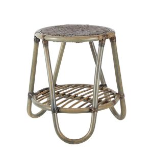 Bahama Rattan Side Table Grey - FUR521