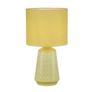 Moana 1 Light Table Lamp Yellow - OL90151YE