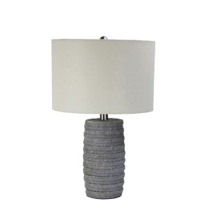 Strata1 Light Table Lamp Grey / Natural - OL98887