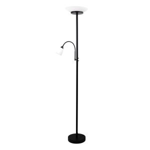 Siena Mother & Child LED Floor Lamp Black - SL98599BK