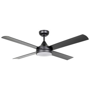 Stradbroke 48" Dimmable 20W LED DC Ceiling Fan Matt Black / Tri-Colour - 20491602