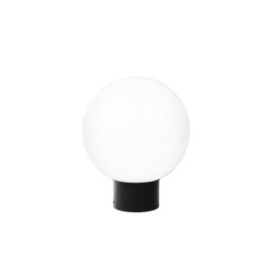 Wave Acrylic 200mm Garden Light Sphere - Black / Opal