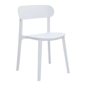 Spugen Dining Chair White - FUR1309WH