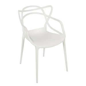 Damian All Weather UV Treated Chair White - FUR2155WH