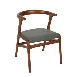 Marlowe Ash Wooden Chair Storm Grey - FUR2189