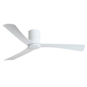 Metro 52" DC ABS Blade Ceiling Fan With Remote Control White Satin - MMDC133WSR