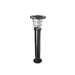 Bollard Dual Colour LED Light - Round Black - SLDBL2602/BLK