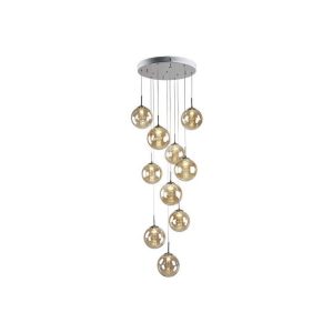 Bubbles 10 / 20 Light Pendant Gold / Cognac