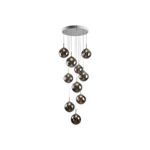 Bubbles 10 / 20 Light Pendant Black / Smoke