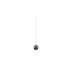 Bubbles 1 Light Pendant Black / Smoke