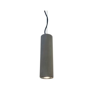 Tube 7W LED Concrete Small Pendant Warm White - TUBE CONCRETE 25 PENDANT