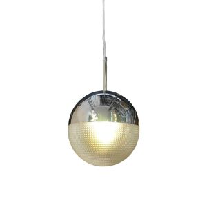 Moon 1 Light Pendant Chrome