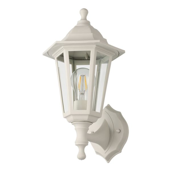 Duanera Outdoor Plastic Wall Light White IP44 - 205466N