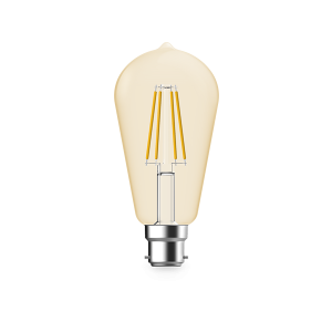 Filament Amber ST64 LED 8W B22 Dimmable / Warm White - AT9481/BC/WW/GC