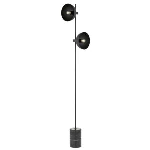 Efrain 2 Light Floor Lamp Black - EFRAIN FL-BK