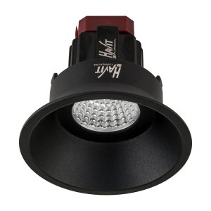 Lyra Deep Fixed 6W Recessed Triac Dimmable LED Downlight Black / Quinto - HCP-81220406