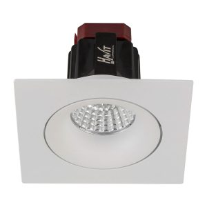 Lyra 6W Square Tilt Recessed Triac Dimmable LED Downlight White / Quinto - HCP-81320906