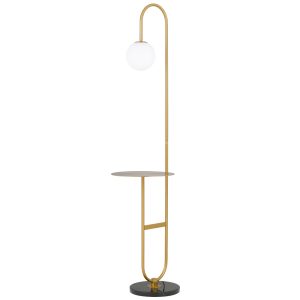 Inez Floor Lamp Antique Gold- INEZ FL-BKAG