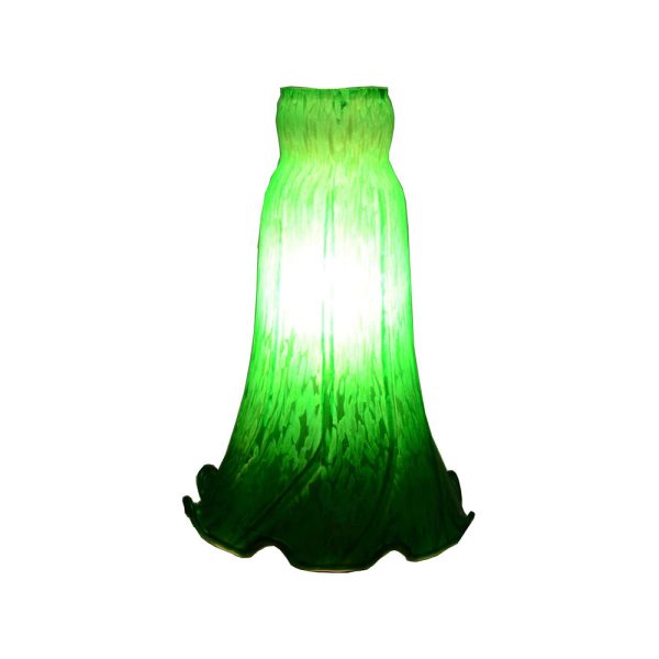 Lily Lampshade Replacement Glass Only - Green