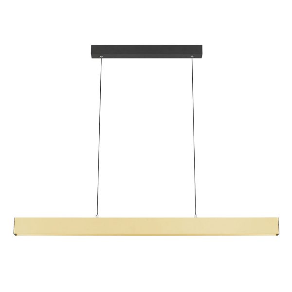 Navaro Smart 40W Dimmable 1200mm LED Pendant Gold / Tri-Colour - NAVARO PE120-GDB