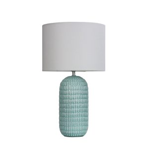 Hurley 1 Light Table Lamp Pale Blue / White - OL94525