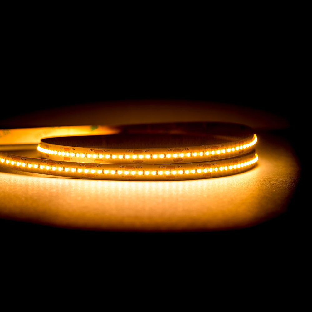 Deron 9.6W 24V DC 240LED IP20 Long Run Dimmable LED Strip Light Warm White - HCP-3325962