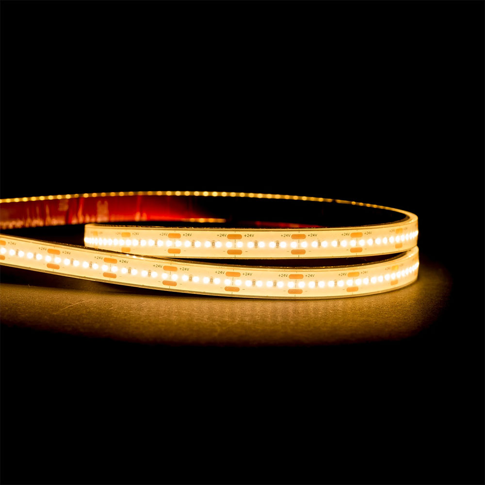 Deron 14.4W 24V DC 240LED IP67 Long Run Dimmable LED Strip Light Warm White - HCP-3365143