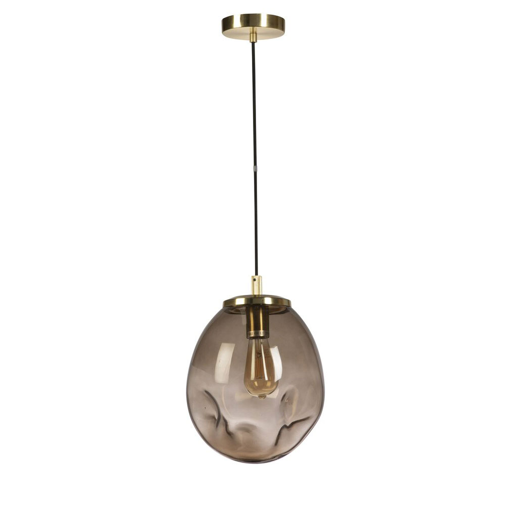 Eva 1 Light Pendant Large Coffee - EVA-Lge-Coffee