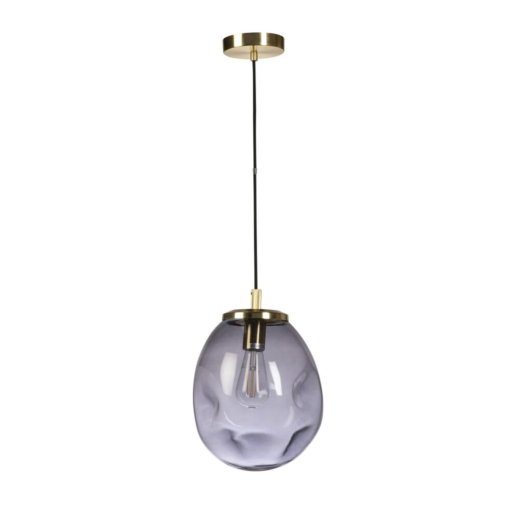 Eva 1 Light Pendant Large Blue - EVA-Lge-Blue