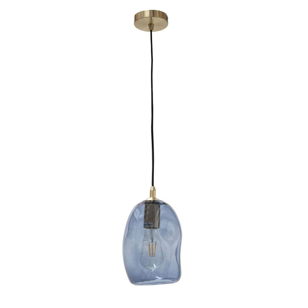 Eva 1 Light Pendant Small Blue - EVA-Sm-Blue