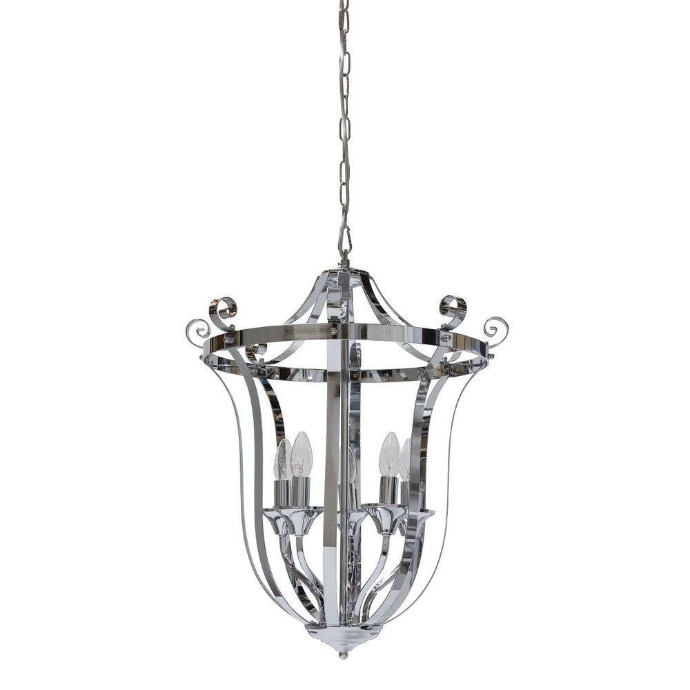 Balmore 5 Light Pendant Chrome - BALMORE-5 CH