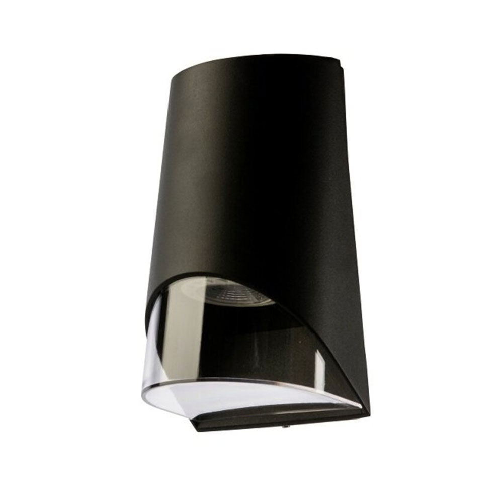 Capitol 1 Light 240V GU10 Wall Light Black - CAPITOL-1 BLK