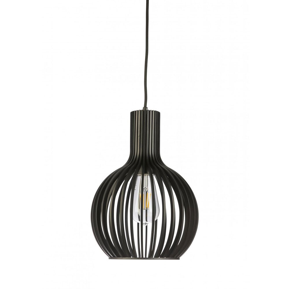 Guarin 1 Light Pendant Small Black - GUARIN-30 BLK