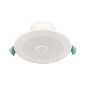 Zone 9W LED Downlight With PIR Motion Sensor Matt White / Tricolour - TLZD3459WDS