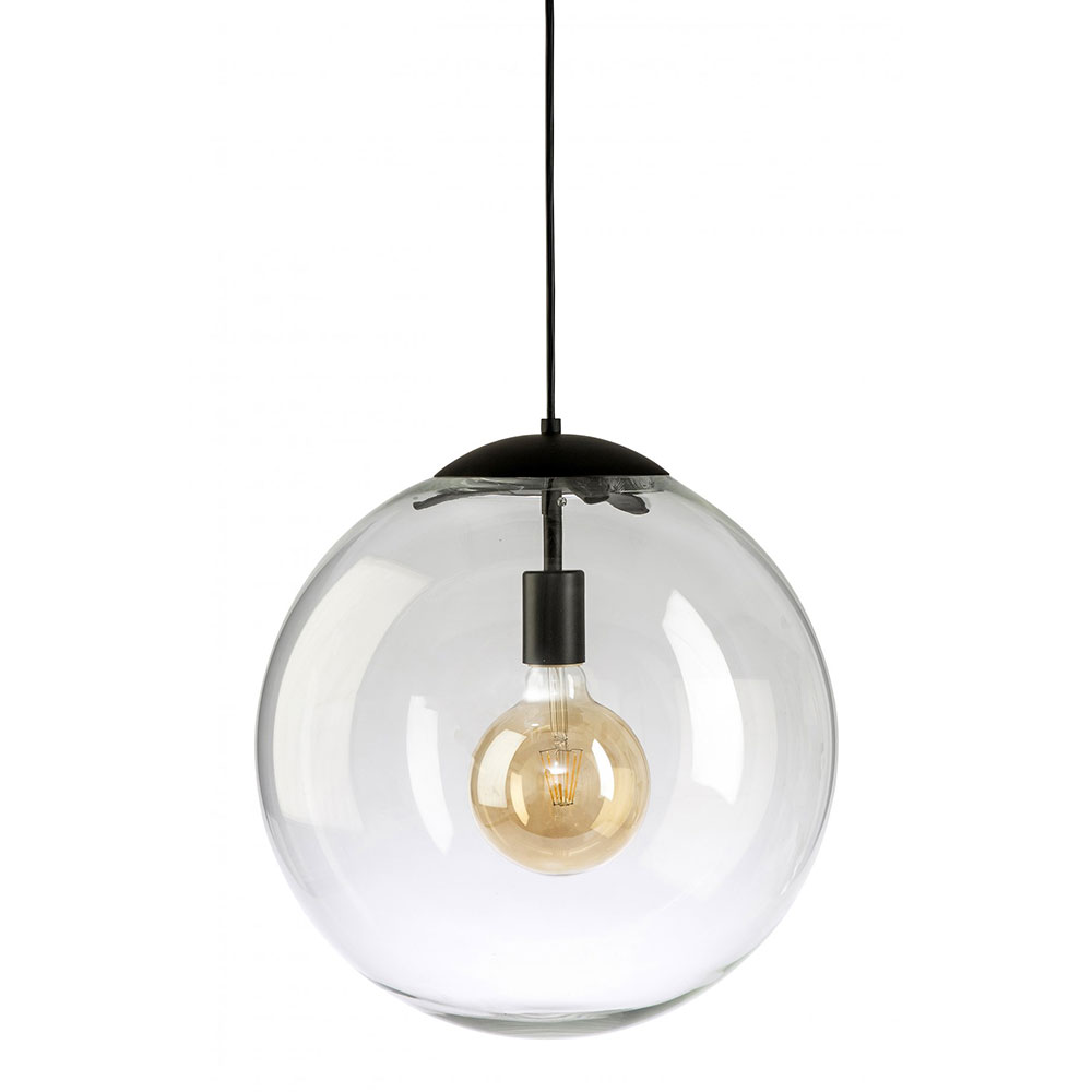 Catino 1 Light Pendant Small Black - CATINO-25 BLK