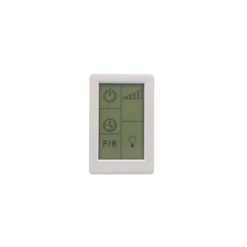 DC Ceiling Fan Wall Controller With 5 Speed and Light Switch - MDCWALL