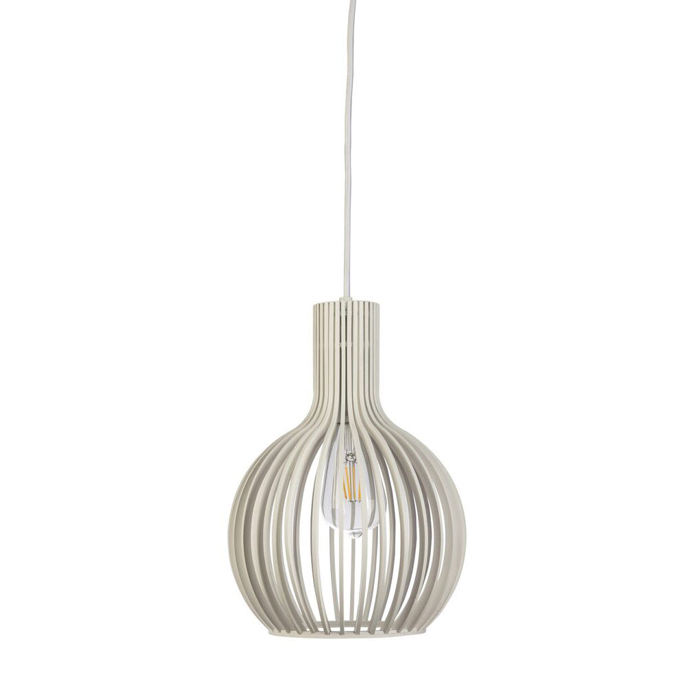 Guarin 1 Light Pendant Small White - GUARIN-30 WHT