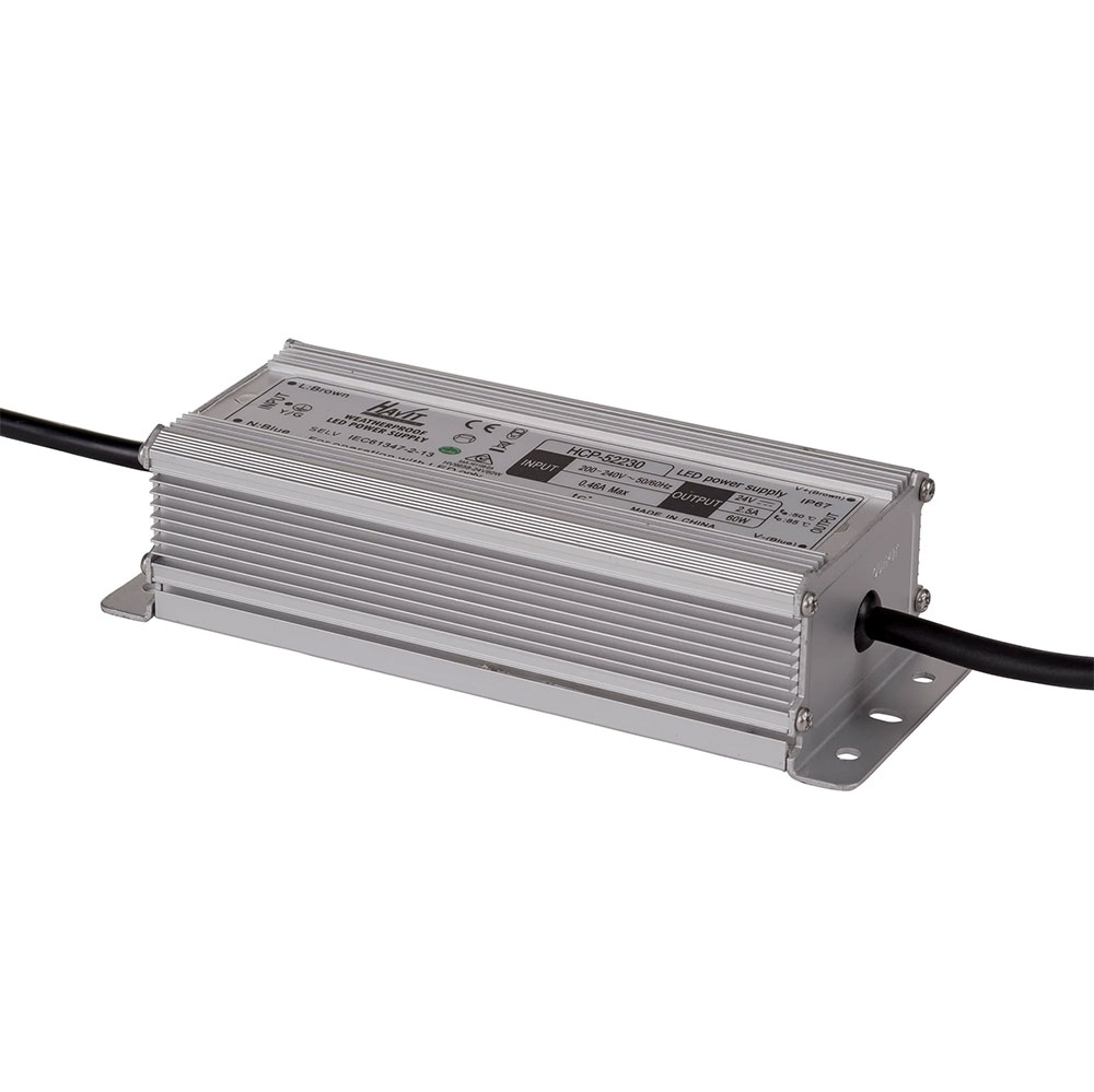 Weatherproof 24V DC 60W LED Driver - HCP-52230