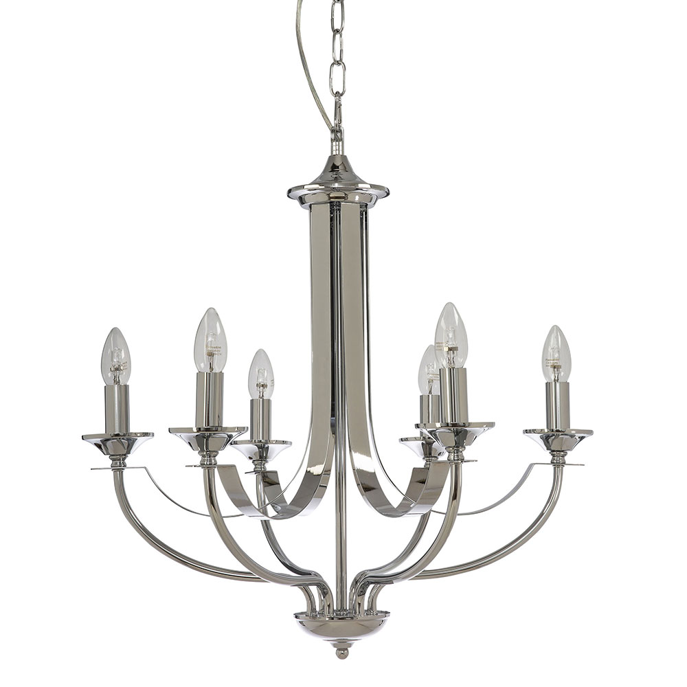 Hoodshire 8 Light Chandelier Chrome - HOODSHIRE-8L CH