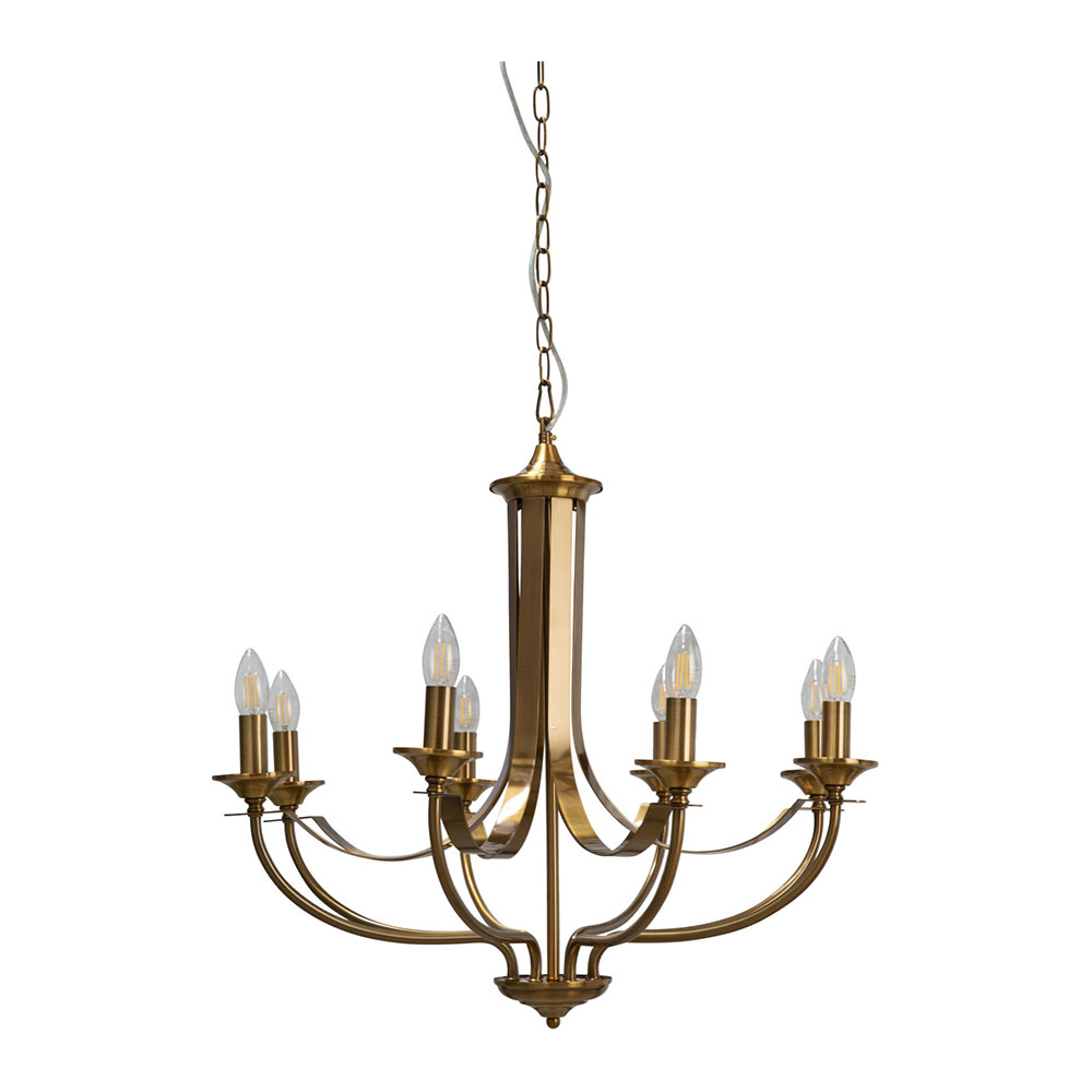 Hoodshire 8 Light Chandelier Bronze - HOODSHIRE-8L BRZ