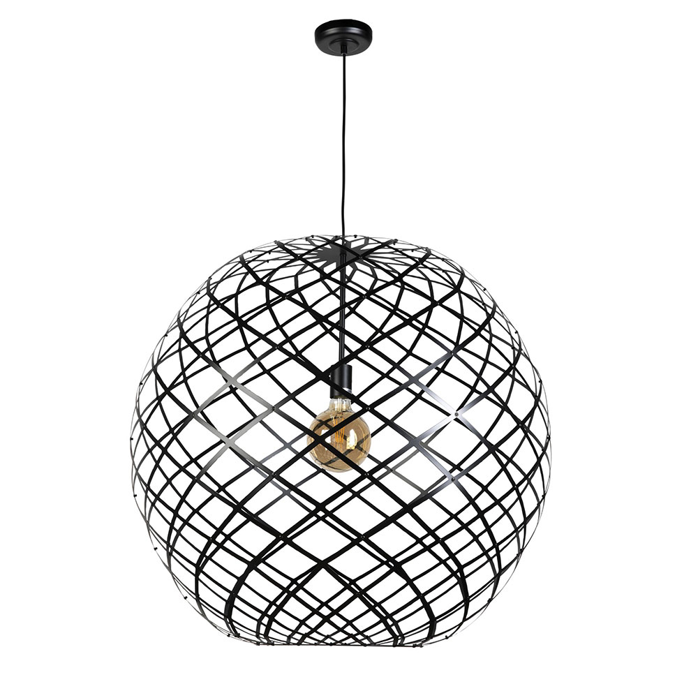 Sansiro 1 Light Pendant XXL Black - SANSIRO-D800 BLK