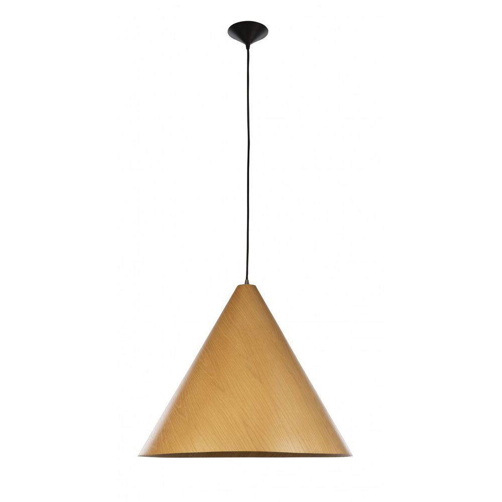 Borneo 1 Light Timber Pendant Extra Large Wood - BORNEO-62-Wood