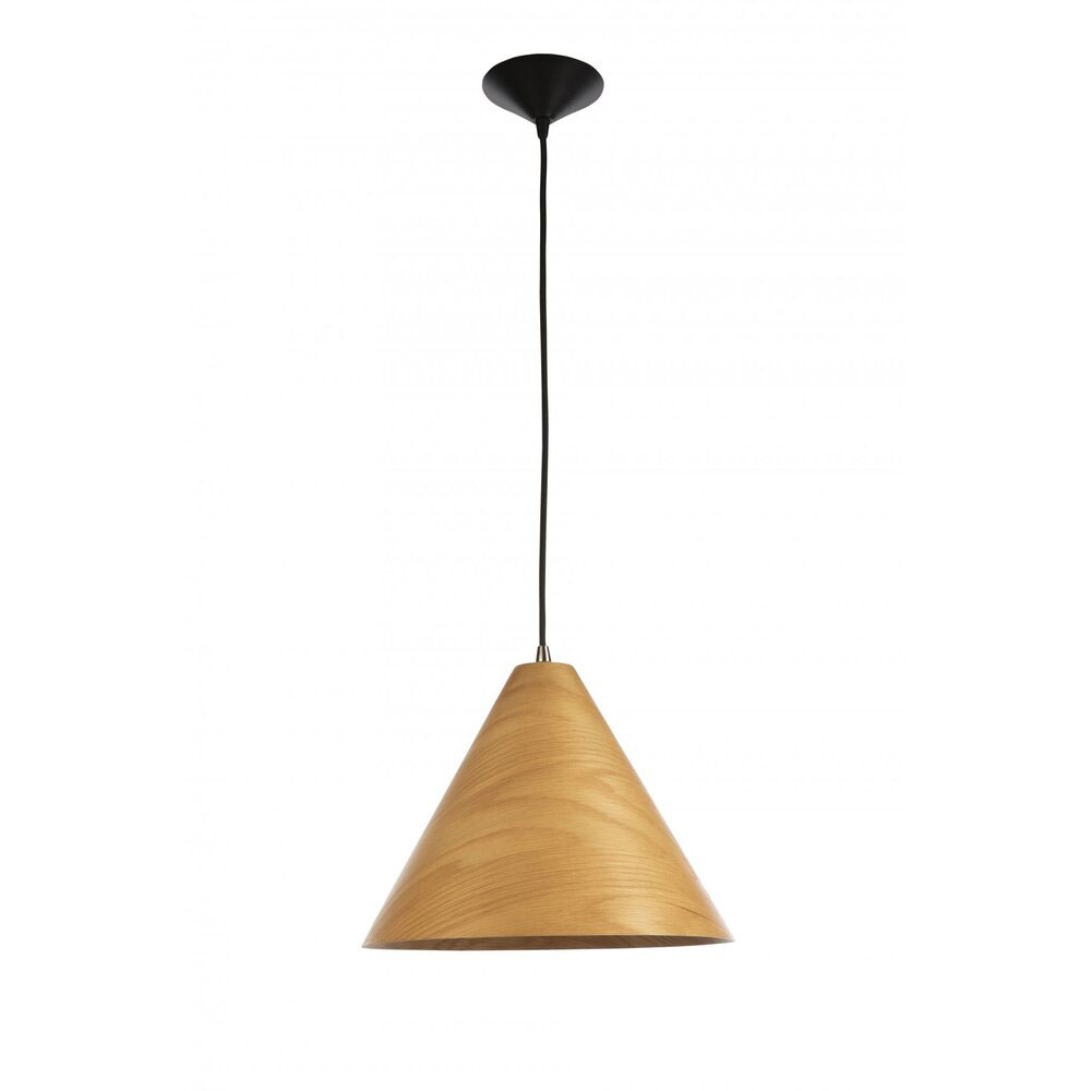 Borneo 1 Light Timber Pendant Medium Wood - BORNEO-33-Wood